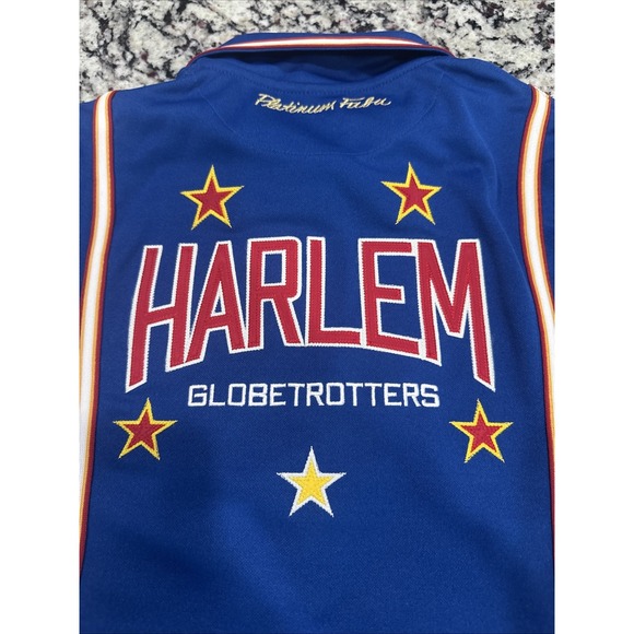 Harlem Globetrotters Meadowlark Lemon Platinum FUBU Jersey Dress Women's Med - Picture 8 of 9